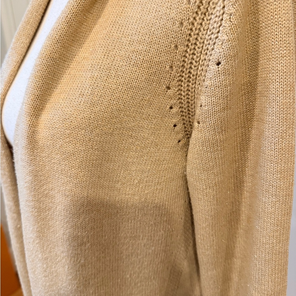 Lilly Pulitzer Elegant Gold Cardigan - Picture 5 of 12